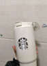 星巴克（Starbucks）杯子 經(jīng)典系列保溫吸管杯 高顏值大容量便攜隨行水杯七夕教師送禮 漸變款不銹鋼雙飲口提手杯820ml 曬單實(shí)拍圖