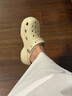 卡駱馳（crocs）經典云朵Clog女沙灘洞洞鞋涼拖鞋206750 骨白  36  曬單實拍圖