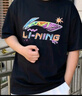 李寧短袖T恤文化衫男子夏季LOGO字母印花圓領(lǐng)運(yùn)動(dòng)服AHSU745 曬單實(shí)拍圖