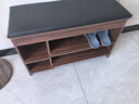 米客米家（MIKEMIJIA）鞋柜換鞋凳子家用門口簡易置物架出租屋用多層鞋子收納架可坐鞋柜 店長推薦款-可拆卸款|80*32*52CM 曬單實(shí)拍圖