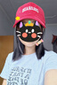 楚黛妮（CHUDAINI）帽子男女四季通用棒球帽百搭韓版大頭圍顯臉小鴨舌帽戶(hù)外防曬透氣 酒紅色 XL 大頭圍款59-63cm 曬單實(shí)拍圖