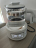 摩飛電器（Morphyrichards）全玻璃養(yǎng)生壺家用燒水壺多段控溫電熱水壺極速風(fēng)冷恒溫壺沖奶泡奶機(jī)MR5602 1.2L 椰奶白 曬單實(shí)拍圖