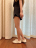 妙麗（Millies）品牌平底德訓(xùn)鞋女網(wǎng)面做舊透氣輕便阿甘鞋2025夏季新款運(yùn)動休閑鞋 米白 38 (240mm)  標(biāo)準(zhǔn)碼 曬單實拍圖