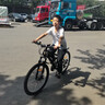 鳳凰官方旗艦店山地自行車男女士變速單車青少年學(xué)生越野公路賽車途瑞 鋼架【輻條】消光黑 26寸【適合160-185cm】 24速 曬單實拍圖