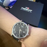 天梭（TISSOT）龔俊同款手表 俊雅系列男表 瑞士石英男士皮帶腕表七夕禮物送男友 曬單實拍圖