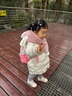 泰蘭尼斯秋季兒童幼兒園室內鞋鞋男女童防滑軟底鞋寶寶室外板鞋白/粉27 曬單實(shí)拍圖