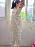 9I9月子服帶胸墊純棉春秋季產(chǎn)后孕產(chǎn)婦喂奶哺乳睡衣家居服套裝長袖夏 100%純棉 帶胸墊 便捷哺乳 暖橙 L（推薦110-130斤） 曬單實拍圖