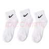 耐克（NIKE）男襪女襪 25新款訓練透氣短中長襪快干休閑跑步健身運動nike襪子 熱推/簡約經(jīng)典白色/三雙裝/中襪 L/26-28厘米/42-46碼 曬單實拍圖