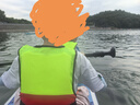DRESEA救生衣成人兒童高浮力便攜式救生背心釣魚(yú)船用游泳海邊專業(yè)救生衣 紅綠色 M 曬單實(shí)拍圖