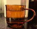 VIVA scandinavia玻璃茶杯耐熱防裂透明彩色玻璃杯高硼硅杯子水杯簡約北歐400ml 焦糖色1只【V83060 】 曬單實拍圖