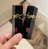 圣羅蘭（YSL）黑管鏡面愛(ài)心唇釉610口紅滋潤(rùn)化妝品七夕情人節(jié)禮物生日禮物 曬單實(shí)拍圖