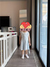 笛莎童裝女童裙子2025年夏季韓版時(shí)尚女童polo連衣裙 清水藍(lán) 100 曬單實(shí)拍圖
