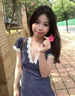 皓娥 法式復古蕾絲波點(diǎn)V領(lǐng)連衣裙女夏季氣質(zhì)高級感收腰顯瘦長(cháng)裙子 藍色【含拉鏈】 M 曬單實(shí)拍圖