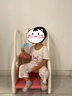 淘尼屋兒童墊腳凳洗手凳臺階寶寶踩腳凳衛生間防滑梯洗漱臺馬桶凳腳踏 白粉色3層基礎 三步梯 扶手款 曬單實(shí)拍圖