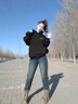 LEEREDPOI潮牌聯(lián)名連帽衛衣男女春秋寬松連帽情侶裝長(cháng)袖T恤潮牌男裝棉質(zhì) 089款黑色 L （115-130斤） 曬單實(shí)拍圖