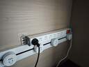 飛利浦（PHILIPS）PDU桌面電競辦公電腦升降桌插座8位1.8米帶過(guò)載防雷免打孔桌下插排/插線(xiàn)板/排插/接線(xiàn)板/拖線(xiàn)板 曬單實(shí)拍圖
