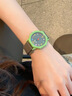 歌莉侑（GCCLIYO）學(xué)生手表女款初高中小眾只看時(shí)間happyfriends聯(lián)名高顏值石英女表 牛油果綠 【送禮盒袋】 曬單實(shí)拍圖