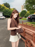 CinvaiKrose【趙昭儀同款】包包女包2025新款保齡球斜挎包生日七夕情人節(jié)禮物 咖啡色【送女友老婆女生禮物走心】 曬單實拍圖