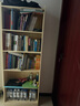 千禧華府實(shí)木書架書柜落地一體靠墻置物架立式書架客廳飄窗書柜收納柜六層 曬單實(shí)拍圖