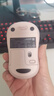 羅技（Logitech）M221輕音鼠標 無(wú)線(xiàn)鼠標 辦公鼠標 對稱(chēng)鼠標 帶無(wú)線(xiàn)微型接收器 茱萸粉 曬單實(shí)拍圖
