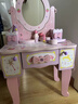 美博森女孩兒童生日禮物仿真公主梳妝臺化妝臺3-4-5-6歲過(guò)家家木制玩具 CU粉色化妝包B款 曬單實(shí)拍圖