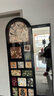 杜慕倫德國品牌全身鏡隱藏式穿衣鏡子貼墻面中古風(fēng)入戶(hù)門(mén)玄關(guān)遮擋裝飾 中古韻味 尊貴黑框（PS邊框+水晶畫(huà)面+默認右推拉） 50*150 曬單實(shí)拍圖
