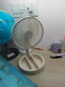 電風(fēng)扇伸縮折疊小風(fēng)扇家用靜音充電型辦公臺(tái)式USB桌面宿舍大風(fēng)力夏臺(tái)面落地兩用折疊電風(fēng)扇 顏色隨機(jī) 直插款無檔位開關(guān)1個(gè)裝 曬單實(shí)拍圖