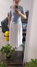 IEF/愛(ài)依服時(shí)尚套裝2025夏季新款韓版溫柔小女人氣質(zhì)百搭上下套裙 曬單實(shí)拍圖