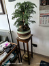 小匠材實(shí)木中式花臺陽(yáng)臺架子中古風(fēng)置物架落地式裝飾擺件客廳多層花架子 曬單實(shí)拍圖