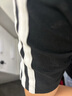 adidas休閑舒適上衣圓領(lǐng)短袖T恤男裝阿迪達(dá)斯官方輕運(yùn)動(dòng) 黑色/白   L 曬單實(shí)拍圖