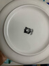 雷澳娜純白骨瓷碗碟家用釉下彩DIY 7.5英寸飯盤 深盤 曬單實(shí)拍圖