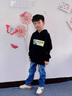 G.DUCKKIDS小黃鴨男童衛(wèi)衣春秋款2025新款中大兒童秋裝打底衫連帽卡卡西衣服 綠色 130 建議7~8歲【120-130cm】cm 曬單實(shí)拍圖