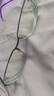 漢（Han Dynasty）近視眼鏡框眼鏡架男女款全框防輻射藍(lán)光眼鏡架光學(xué)配鏡成品 49220 低調(diào)槍色 配1.60非球面防藍(lán)光鏡片200-600 曬單實拍圖