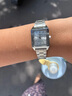 卡西歐（CASIO）手表女小方塊ins網(wǎng)紅復古學(xué)生考試時(shí)尚百搭簡(jiǎn)約指針石英女表禮物 LTP-V007D-7E 白盤(pán)鋼帶 曬單實(shí)拍圖