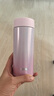 膳魔師（THERMOS）保溫杯女士美甲杯不銹鋼杯子精美禮盒生日禮物 女神節(jié) TEMG-350 桃華PK-G（附杯套禮盒） 350ml 曬單實拍圖