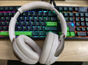 QCY H3 Pro 主動降噪頭戴藍牙耳機 50dB 重低音無線耳麥手機聽力超長待機三角洲行動電競  白色 曬單實拍圖