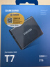 三星（SAMSUNG） 2TB Type-c USB 3.2 移動固態(tài)硬盤（PSSD） T7 灰色 NVMe傳輸速度1050MB/s 手機直連筆記本外接 曬單實拍圖