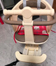 雅迪（yadea）電動(dòng)車(chē)摩登光芒兒童座椅前置通配型寶寶椅安全避震電瓶車(chē)兒童座椅包圍款-米白色 曬單實(shí)拍圖