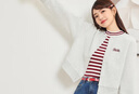IEF/愛(ài)依服時(shí)尚套裝2025秋季新款港式復古通勤氣質(zhì)顯瘦上下套褲 牛仔深藍 M 曬單實(shí)拍圖