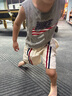 NIKE 耐克小童裝男童背心短褲2件套夏季兒童無(wú)袖T恤短褲運動(dòng)套裝 曬單實(shí)拍圖