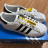 阿迪達斯adidas三葉草貝殼頭SUPERSTAR男女休閑鞋EG4958 44碼 曬單實(shí)拍圖