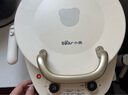 小熊（Bear）電餅鐺加深加大烤盤可拆洗家用電餅檔薄餅機三明治早餐機煎餅鍋烙餅鍋雙盤加熱 DBC-E15T1帶把手 曬單實拍圖