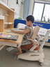 童博士兒童學習桌椅套裝實木可升降多功能寫字桌高中小學生書桌課桌椅子 1米進口實木套裝+光譜大路燈 贈學習大禮包 曬單實拍圖