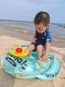 swimbobo兒童游泳圈 小孩戶外溫泉坐圈 小孩充氣戲水坐艇 游泳裝備K2001 曬單實(shí)拍圖