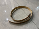 沐家日本無(wú)印MUJI無(wú)印良品品新款休閑男女簡(jiǎn)約百搭皮帶褲腰帶棕色裝飾 卡其色 105cm 曬單實(shí)拍圖