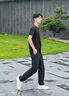 DESCENTE迪桑特DUALIS系列都市通勤SOLOTEX男士梭織運動長褲 IB-Stretch Limo M (170/80A) 曬單實拍圖