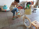 紫榕兒童自行車3-6歲卡皮bala自行車兒童單車小孩6-10歲童車自行車 卡皮bala黃【彩胎輻條版】帶后座 14寸適合90-105cm 曬單實(shí)拍圖