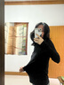 貓人（MiiOW）半高領(lǐng)打底衫女新款早秋德絨薄款修身內(nèi)搭秋冬季高級感毛衣針織衫 曬單實拍圖