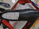 老人頭（LAORENTOU）男士皮鞋商務休閑鞋頭層牛皮套腳鞋耐滑圓頭爸爸鞋 260278 黑43 曬單實拍圖