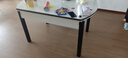 銘府世臻餐桌家用加厚巖板餐桌椅組合方圓兩用餐桌813#【1.35米】一桌六椅 曬單實(shí)拍圖